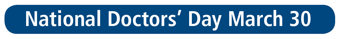 National Doctors' Day, March 30
