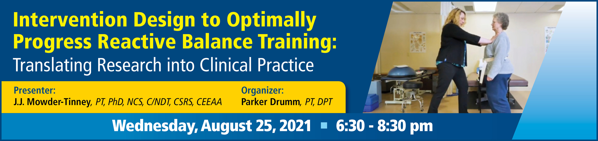 Intervention Design to Optimally Progress Reactive Balance Training: Translating Research into Clinical Practice